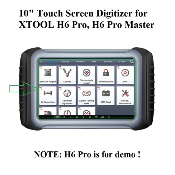 Touch Screen Digitizer Replacement for XTOOL H6 Pro Master H6D|XTOOL